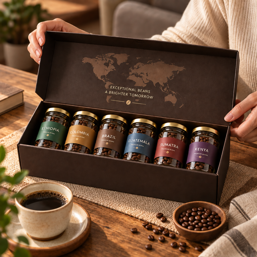 VEMQARO™ Premium Coffee Bean Tasting Box image 4